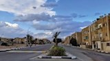 إصلاح هبوط أرضي بطريق الشهيد محمود ناجي بمدينة الطور في جنوب سيناء