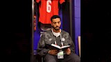 محمد عبد المنعم يقرأ القرآن  قبل مباراة مصر والأرجنتين