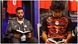 "جانب آخر للحكاية".. هاني وعبد المنعم يقرآن القرآن قبل مباراة الأرجنتين
