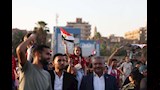 فرحة وزير الرياضة ومحافظ القاهرة بأهداف مصر في شباك الأرجنتين (9)