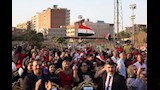 فرحة وزير الرياضة ومحافظ القاهرة بأهداف مصر في شباك الأرجنتين (11)