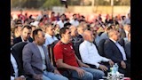 فرحة وزير الرياضة ومحافظ القاهرة بأهداف مصر في شباك الأرجنتين (12)