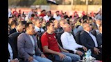 فرحة وزير الرياضة ومحافظ القاهرة بأهداف مصر في شباك الأرجنتين (14)