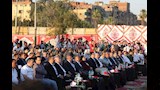 فرحة وزير الرياضة ومحافظ القاهرة بأهداف مصر في شباك الأرجنتين (20)