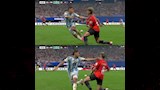 تدخل لاعب الأرجنتين على إمام عاشور