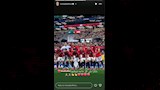 منى زكي تدعم المنتخب المصري