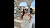 بفستان أنيق بوسي تتألق  (1)