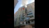 جانب من موقع الحريق 