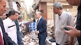 محافظ الغربية يتابع تداعيات انهيار عقار بشارع فلسطين (1)