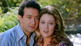 نور الشريف وبوسي من فيلم حبيبي دائما