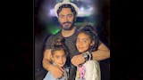 تامر حسني مع ابنتيه تاليا وأمايا