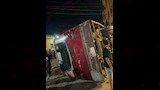طفل يقود أتوبيسًا ويوقع ضحايا في الغربية  (2)