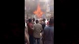 حريق هائل يلتهم سوبر ماركت بالفيوم (2)
