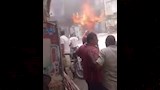 حريق هائل يلتهم سوبر ماركت بالفيوم (9)