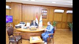 حديث من الود بين الزميل اسلام عمار ورئيس جامعة كفر الشيخ