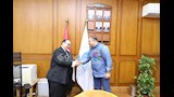 رئيس جامعة كفر الشيخ يستقبل مدير مكتب مصراوي في المحافظة