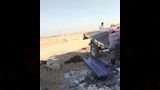 تصادم عنيف بين سيارة ميكروباص وتروسيكل (8)