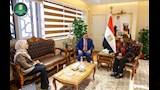 جانب من اجتماع الدكتورة منال عوض (1)