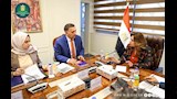 جانب من اجتماع الدكتورة منال عوض (2)