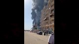 حريق هائل بحدائق الأهرام (2)