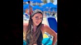 الفنانة سارة سلامة في اجازة الصيف