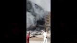 حريق هائل يلتهم عقارا في حدائق الأهرام