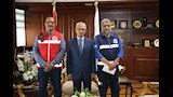 محافظ بني سويف يكرّم طاقم إسعاف أتمّ ولادة طارئة (3)