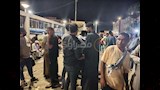 تجمعات أهالي الضحايا أمام المستشفى