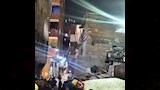 مكون من 4 طوابق.. ننشر الصور الأولى لحادث انهيار عقار حدائق القبة