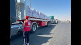 الهلال الأحمر يطلق قافلة زاد العزة