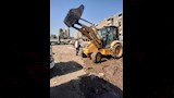 كسر بخط مياه أمام مستشفى بهتيم