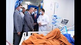وزير العمل يتفقد مصابي حادث عمال الدواويس بالإسماعيلية (5)