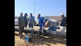 إصلاح الكسر الثالث قي خط المياه