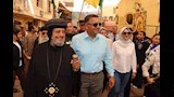 محافظ القليوبية في كنيسة العذراء بمسطرد