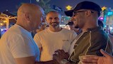 فيديو..محمد رمضان يلتقي كابتن حسام حسن في الساحل الشمالي
