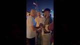 الفنان محمد رمضان مع كابتن حسام حسن