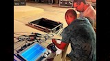 اللمسات الأخيرة لحفل افتتاح مهرجان القلعة الدولي للموسيقى والغناء