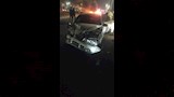 السيارة التي قادها الشاب وتسببت في الحادث