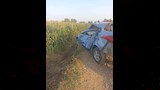 قطار يصطدم بسيارة في سنجرج المنوفية
