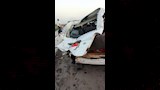 9 مصابين في انقلاب ميكروباص بطريق الحر ببنها  (1)