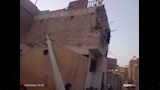 سقوط عامود كهرباء بأسوان