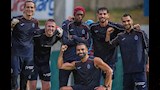 محمد صلاح يشارك في تدريبات طرابزون استعدادا لمواجهة فيرينكفاروش المجري
