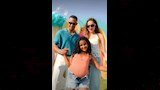 محمد رمضان وزوجته يحتفلان بعيد ميلاد ابنتهما كنز