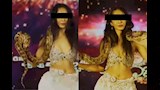 تصرف غريب لمتسابقة في مسابقة جمال 