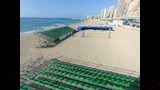 تجهيزات بطولة أفريقيا للكرة الطائرة الشاطئية بالإسكندرية (1)