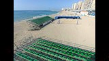 تجهيزات بطولة أفريقيا للكرة الطائرة الشاطئية بالإسكندرية (2)