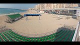 تجهيزات بطولة أفريقيا للكرة الطائرة الشاطئية بالإسكندرية (6)