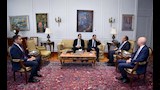 نقيب الصحفيين يلتقي وزير الخارجية  (1)