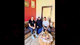 أحمد حسن والحضري مع والدة محمد عبدالوهاب