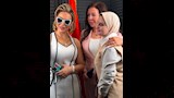 سوزان نجم الدين تلتقط الصور التذكارية مع جمهورها
